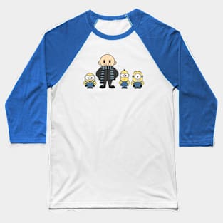 Gru and Minions Chibi Baseball T-Shirt